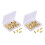 60Pieces Mk8 Nozzle 0.4mm 3D Printer Nozzles Extruder Print  for 3D Printer Makerbot  Cr-10(2Pc Plastic Box) 1