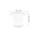 500Pcs Durable Plastic Screw Hole Covers White Round End Caps for Home 2
