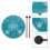 1 Set Ethereal Drum Titaniumlegering Kinderhamer Stijlvol 3