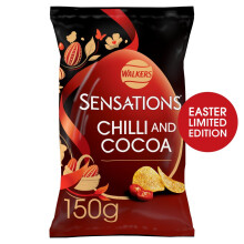 Walkers Sensations Snacks Crisps 150g (Pack of 12)