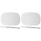 2Sets Compacte Zilveren Foundation Mengplaat Met Spatel Voor Make-Up 4