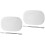 2Sets Compacte Zilveren Foundation Mengplaat Met Spatel Voor Make-Up 6
