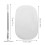 2Sets Compacte Zilveren Foundation Mengplaat Met Spatel Voor Make-Up 10