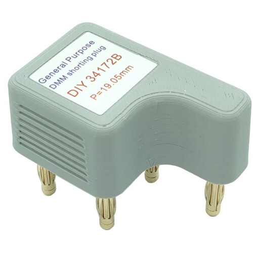 New DIY 34172B DMM Short Insert 4-Wire Short Plug Standard Resistor Calibration Multimeter Calibrator Tool