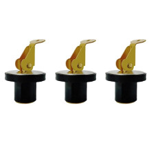 Marine Drain Plugs for Boats Snap Handle Drain Plug for Boat Brass Boat Drain Plug Plumbing Fittings (5/8inch)