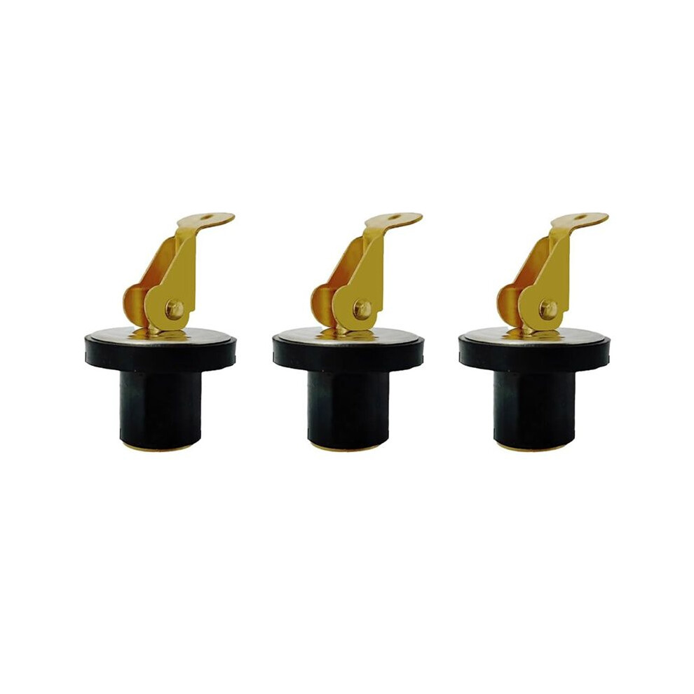 Marine Drain Plugs For Boats Snap Handle Drain Plug For Boat Brass Boat Drain Plug Plumbing Fittings (5/8Inch) 4711849620781