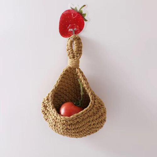 (Mini) Handwoven Boho Wall Basket for Storage 1