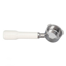 51 mm 3-Öffnungen Kaffee Bodenloser Siebträger Holzgriff für Dedica Ec680 Ec685 Ersatzfilterkorb Barista