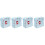 4Pcs Sky-Blue Compact Tampon Holder Portable Multi-Function Period Bag 4
