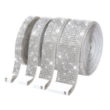 Self Adhesive Diamond Ribbon Roll Glitter Tape Handmade DIY Gift Decoration Wedding Supplies Cosmetics Vase Decoration A