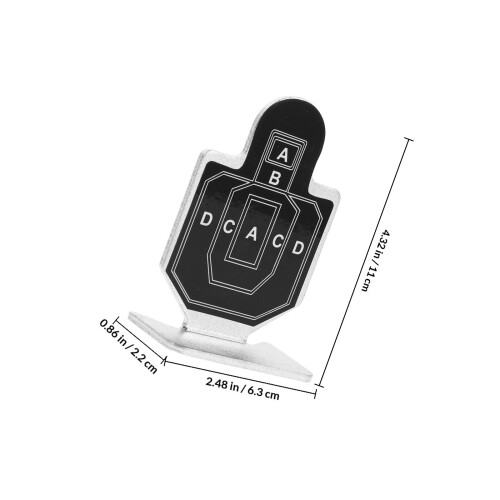 6Pcs Metal Training Target Set For Shooting Practice And Competition 1