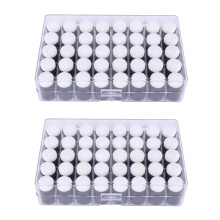 80Pcs Finger Sponge Dauber Painting Ink Pad Stamping Brush Case Art Tools with Box Office School Darwing DIY