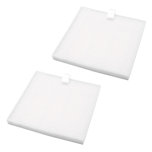 2Pc Filter Screen Replacement Accessories for  V8 V8S X750 X800 X785 V80 Robot Sweeper (White+Black)