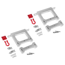 2X Mise Une Niveau de Faisceau Métallique + Pièce de Pare-Chocs Arrière pour Camion WPL B14 B24 B36 C14 C24 1/16 RC