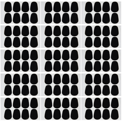 150Pièces Accessoires Saxophone Silicone Noir Pads Remplacement Facile 1