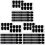 150Pièces Accessoires Saxophone Silicone Noir Pads Remplacement Facile 4