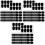 150Pièces Accessoires Saxophone Silicone Noir Pads Remplacement Facile 5