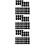150Pièces Accessoires Saxophone Silicone Noir Pads Remplacement Facile 10