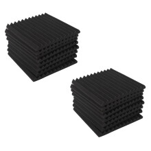 Keilakustikschaum mit Klebeband 16 Stücke Schalldämmplatten,Schalldämpfender Schwamm