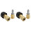 4X High Pressure Washer Foam Washing Machine M22 Threaded Nozzle Quick Connect Connector 1