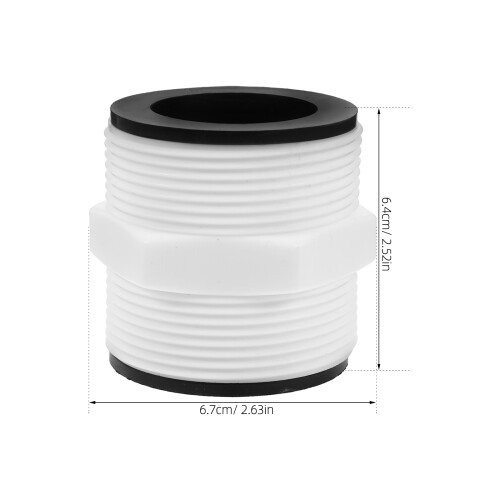 conector para manguera de piscina elevada y adaptador resistente 1