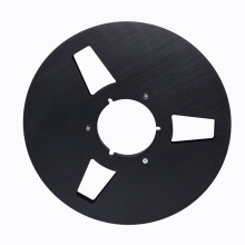 3 Hole 10.5inch Open Reel Audio Tape Empty Nab Hub Reel-to-Reel Recorders with Disk New Aluminum Accessories Black