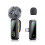 Professional Wireless Lavalier Microphone System with  Noise Reduction LED Power Display for Live Streaming Vlog A 1