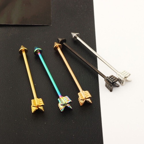5 stuks rvs barbell oorbel kraakbeen lichaamspiercing 1