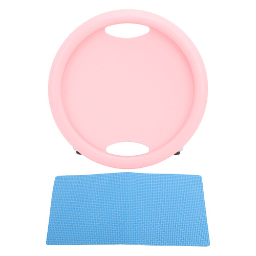 Pink Abdominal Wheel Board with 4 Rollers, 150kg Load, 870g 1