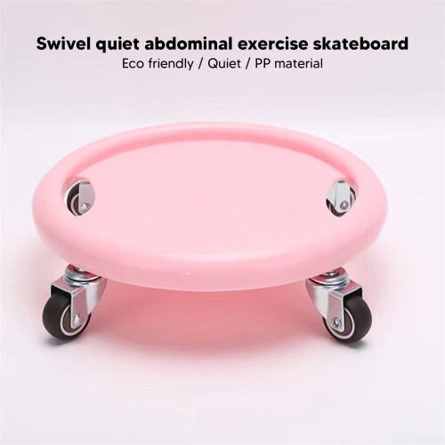 Abdominal Wheel Board Pink 150 kg 4 Roller 2