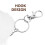 Simulation Tail Keychain Cute Keychains For Women Girls White 7