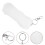 Simulation Tail Keychain Cute Keychains For Women Girls White 10