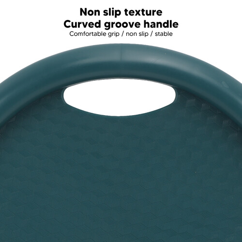 Dark Green Abdominal Wheel Board 4 Rollers 150kg Capacity 2