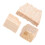 3St Bogenplug Instrumentaccessoires Beige Voor 5