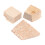 3St Bogenplug Instrumentaccessoires Beige Voor 8