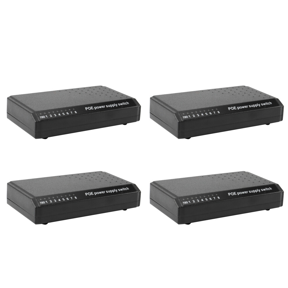 4X 8 6+2 Poe Injector Power Over Rj45 Ethernet Without Power Adapter Network System 10/100M For Cameras 4711114153792