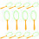 12St Kindervangnet Insecten Net Plastic Kleurig Speelgoed 7