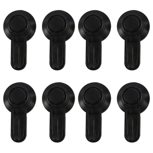 8 Pcs Suction Cup Hooks Powerful Suction Cup Bathroom Hooks,Vacuum Wall Hooks for Towel,Waterproof Shower Hooks