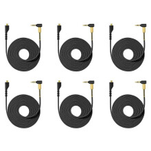 6X Replacement Audio Headset Cord for Arctis 7 5 3 Pro Wireless Gaming Headphones 4.9Ft Cable