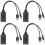 4X Car Wireless  Module Music Adapter Auxiliary Receiver Aux Audio USB 3.5mm Socket for  E90 E91 E92 E93 1