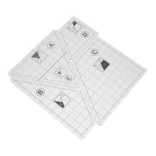 1Jgo Plantillas DIY De Costura Acrílicas Transparentes Para Quilt