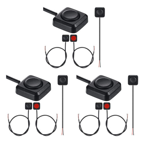 12 Pcs Momentary  Momentary Push Button  Off  12V 24V Surface Mount  Button