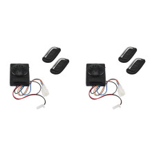 2X 36V-72V Electric Scooter Alarm System Dual Remote Control Security Moped Alarm Accessories Waterproof Bike Alarm
