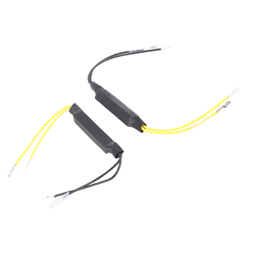 21W LED Lastwiderstand & Decoder Fix für Motorradblinker, 2 Stück 2