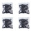 Fasdga 400 Pcs Black Sponge Earbud Headphone Cap Ear Pads Cover Replacement 1