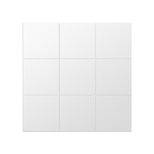DIY 16pcs Mirror Wall Stickers 15cm Self-Adhesive Tile Decor 2