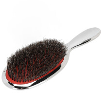 Air Cushion Massage Brush for Women, Detangling Hair Tool, Silver