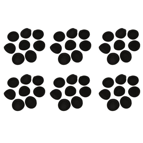 24 Pair 55mm Replacement Earphone Pad Covers for Headset Headphone Black