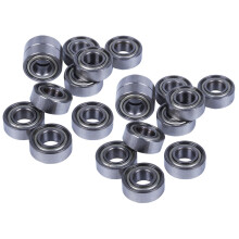 20 StÜCke Miniatur Versiegelt Metall Geschirmt Metrische Radial Kugel Lager Modell: MR115 ZZ 5X11X 4MM