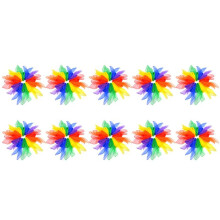 120Pcs Square Juggling Silk Dance Scarves Magic Tricks Performance Props Accessories Movement Scarves Rhythm Band Scarf